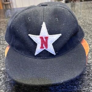 Black Cap with Star and Red N. USA made! Nashville